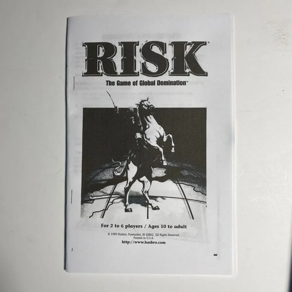 RISK Vintage Collection Wooden Box Bookshelf Edition Hasbro-Parker Bros OPEN BOX